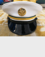 USA Military Police MP Enlisted Cap Service Dress White Hat s