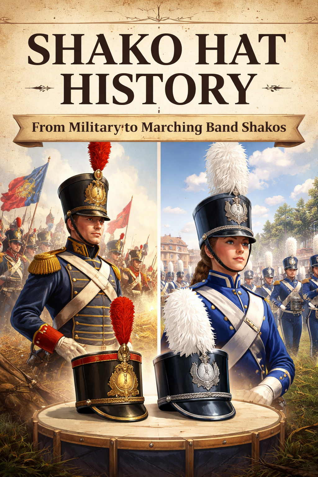 Shako Hat History From Military to Marching Band Shakos
