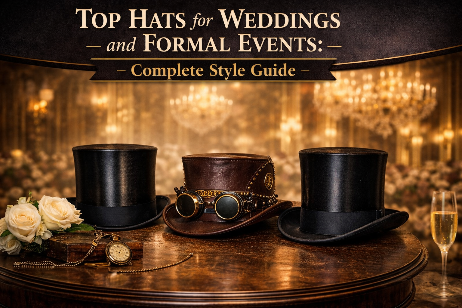 Top Hats for Weddings and Formal Events: Complete Style Guide