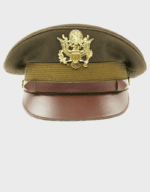 WWII US Officer Visor Crusher Cap